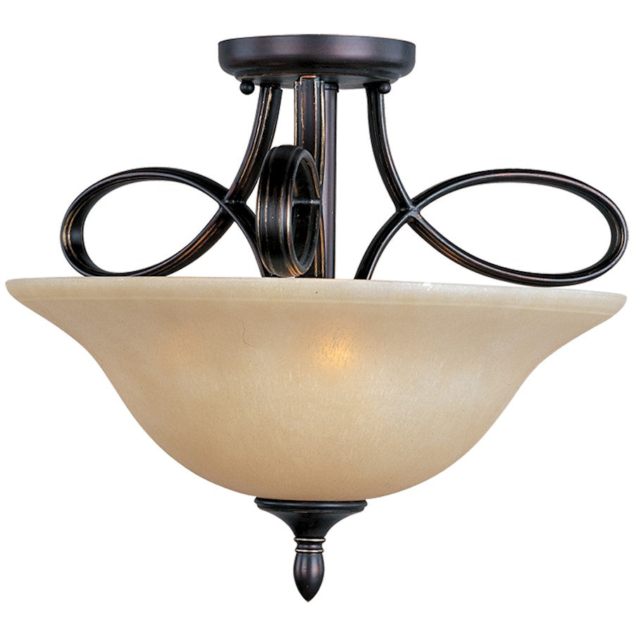 Maxim Infinity 3-Light Semi-Flush Mount, Oil Rubbed Bronze