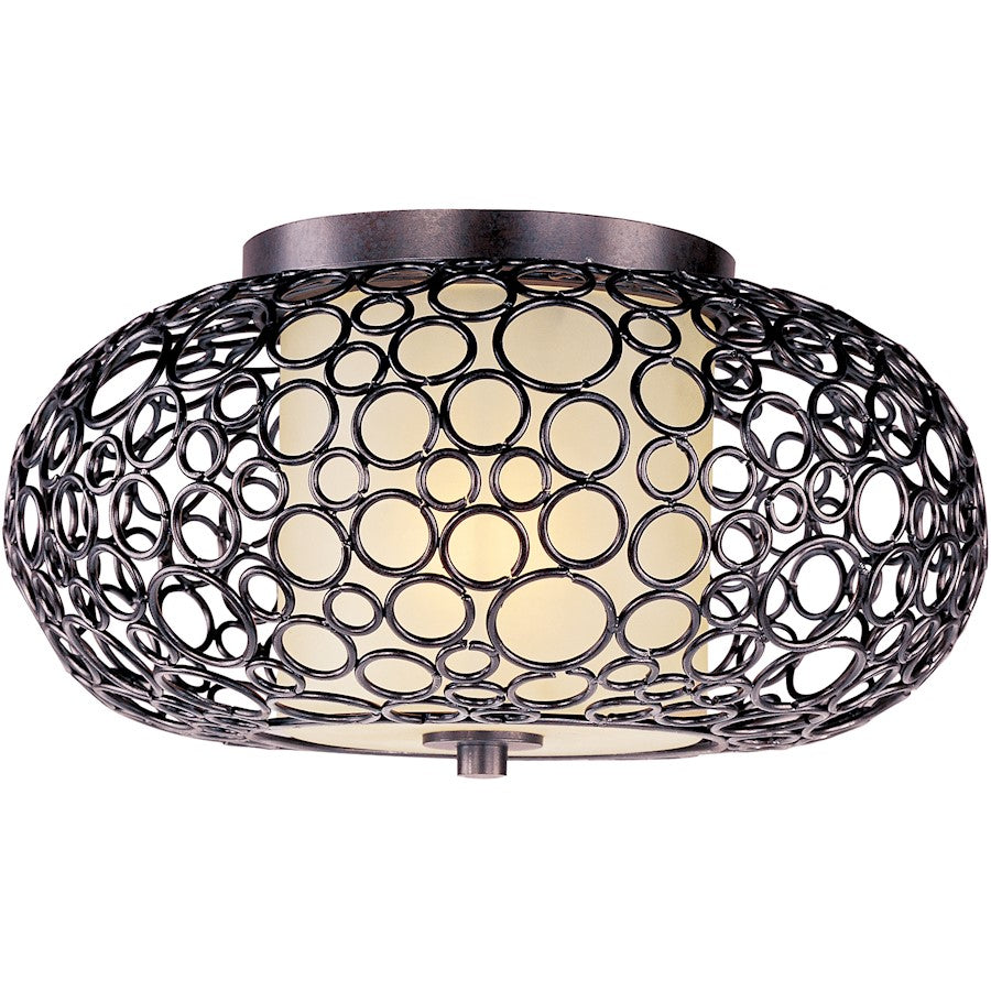 Maxim Lighting Meridian 1-Light Flush Mount, Umber Bronze