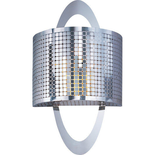 Mirage 1-Light Wall Sconce Polished Nickel