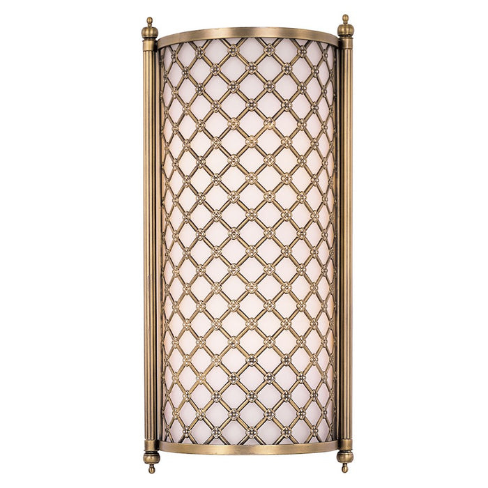 Maxim Lighting Manchester 2-Light Wall Sconce in Natural Aged Brass