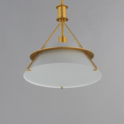 1 Light Pendant, Natural Aged Brass