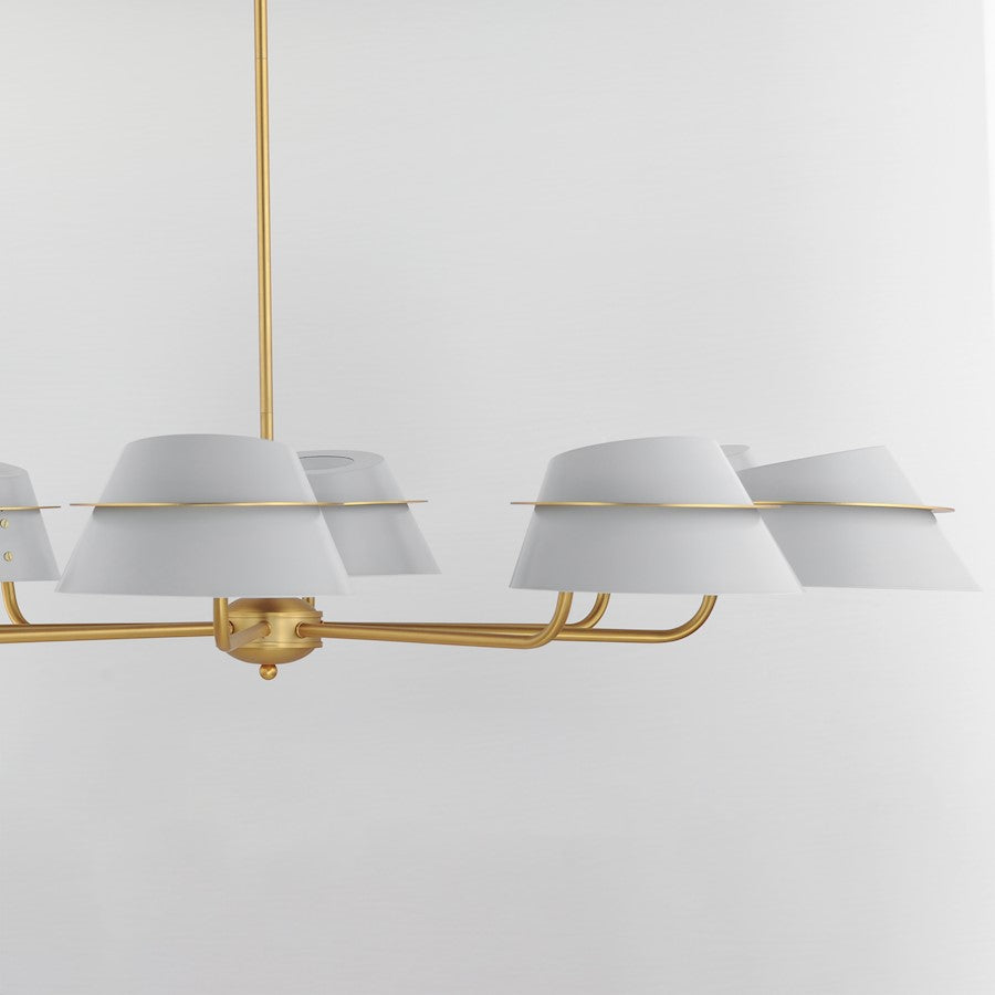 Lucas Chandelier, Natural Aged Brass