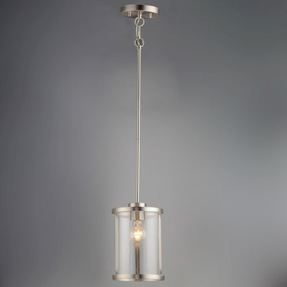 1 Light Mini Pendant, Clear