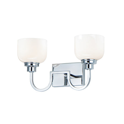 Maxim Lighting Swale 2-Light Bath Vanity in Polished Chrome - 26062WTPC