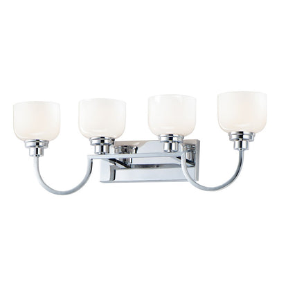 Maxim Lighting Swale 4-Light Bath Vanity in Polished Chrome - 26064WTPC