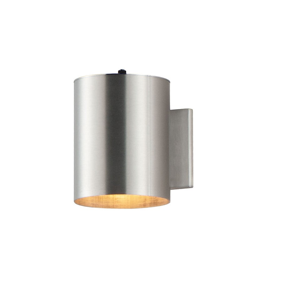 Maxim Lighting Outpost 1-Light 7.25" Outdoor Sconce/PHC, Aluminum - 26106AL-PHC