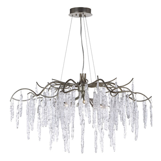 Willow Chandelier, Silver Gold