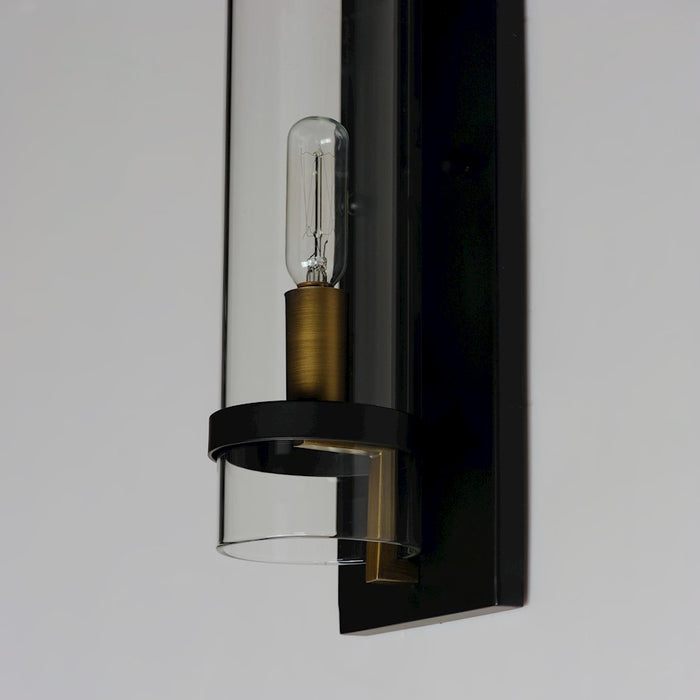 Maxim Lighting Capitol 1-Light Wall Sconce, Black Antique Brass