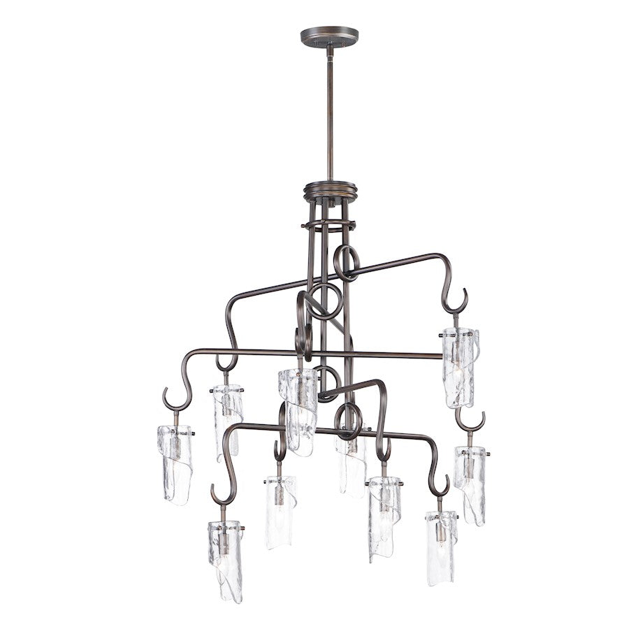 Maxim Lighting Citadel 10-Light Chandelier in Chestnut Bronze - 27607CLCHB