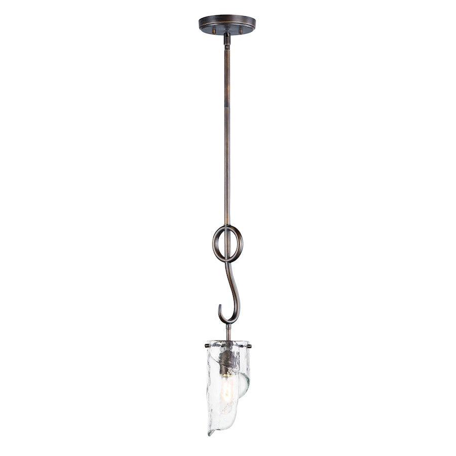 Maxim Lighting Citadel 1-Light Mini Pendant in Chestnut Bronze - 27609CLCHB