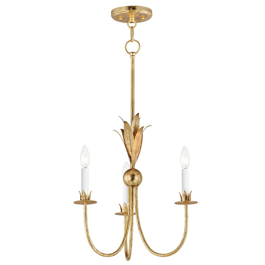 Maxim Lighting Paloma 3 Light Mini Pendant, Gold Leaf - 2883GL