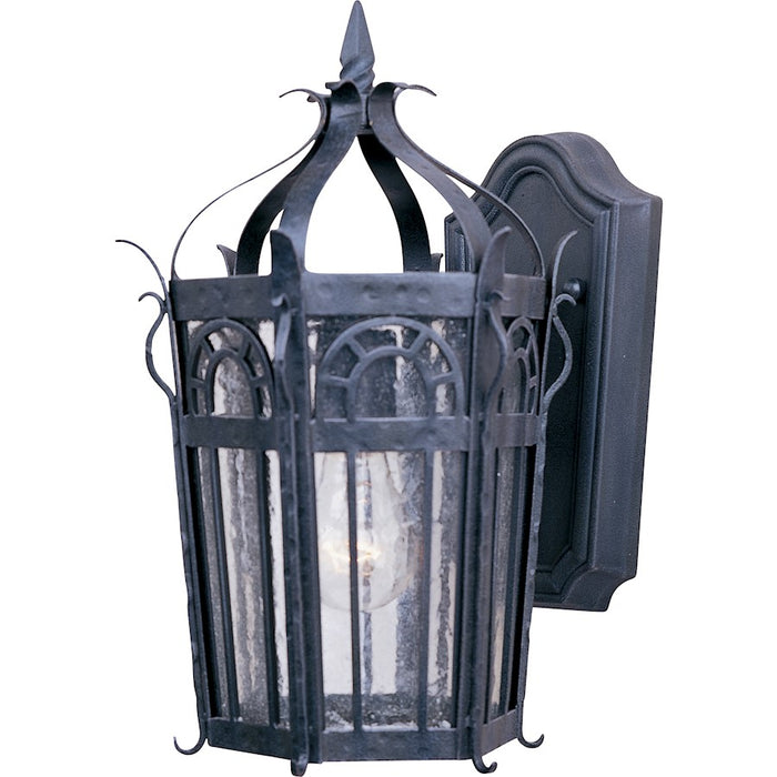 Maxim Cathedral 1-Light Outdoor Wall Lantern, Country Forge