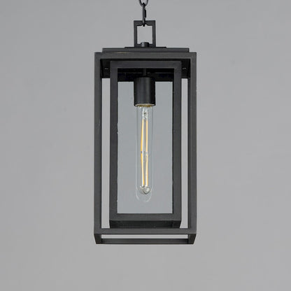 Maxim Lighting Cabana 1 Light Outdoor Hanging Pendant, Black/Seedy