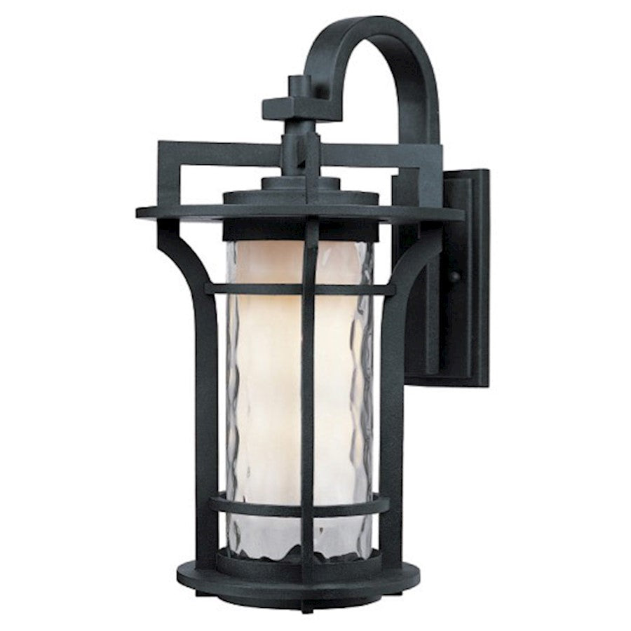 Maxim Lighting Oakville Outdoor Wall Lantern, Black Oxide