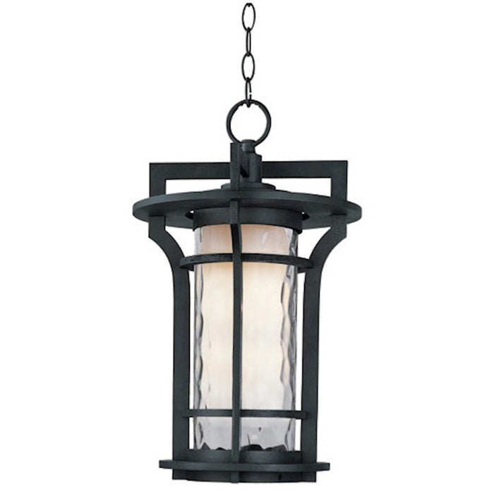 Maxim Oakville 1-Light Outdoor Hanging Lantern, Black Oxide
