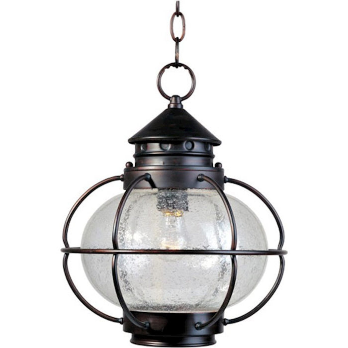 Maxim Portsmouth 1-Light Outdoor Hanging Lantern, Bronze