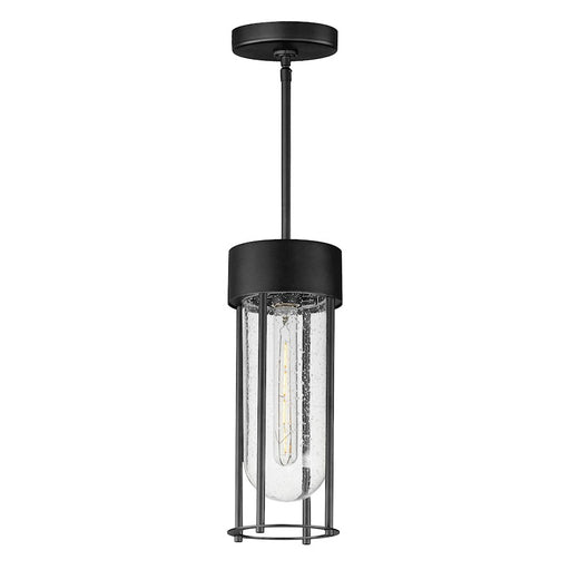 Maxim Lighting Millennial 1Lt Outdoor Hanging Lantern, Black/Seedy - 30587CDBK