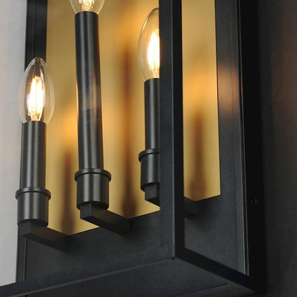 3 Light Outdoor Wall Sconce