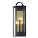 Maxim Lighting Manchester X-Large 3 Light Outdoor Sconce, BK/Clear - 30758CLBK