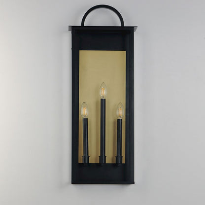 3 Light Outdoor Wall Sconce