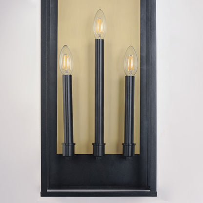 3 Light Outdoor Wall Sconce