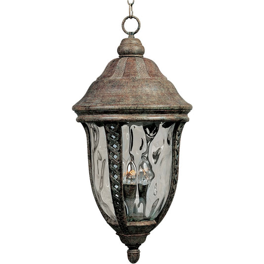 Maxim Whittier Cast 3-Light Outdoor Hanging Lantern, Earth Tone