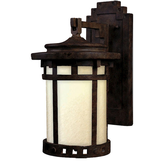 Maxim Santa Barbara Dark Sky 1-LT Outdoor Wall Lantern, Sienna