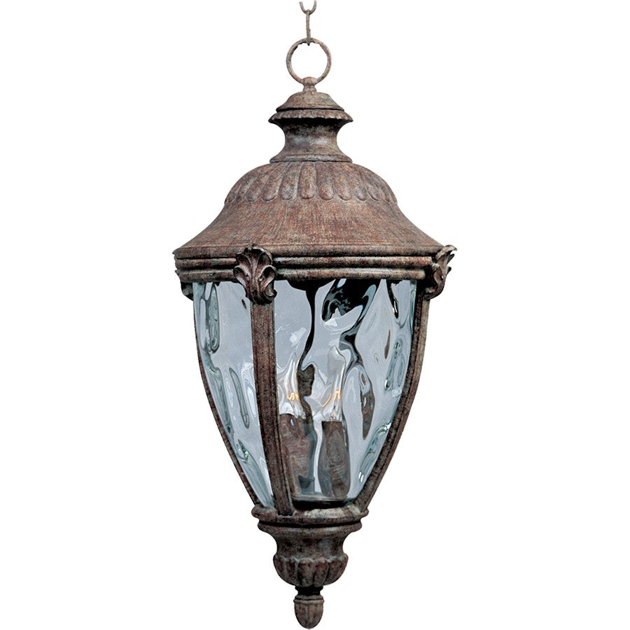 Maxim Morrow Bay Cast 3-Light Outdoor Hanging Lantern, Earth Tone