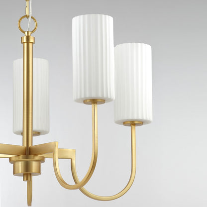 Town & Country Chandelier, Brass