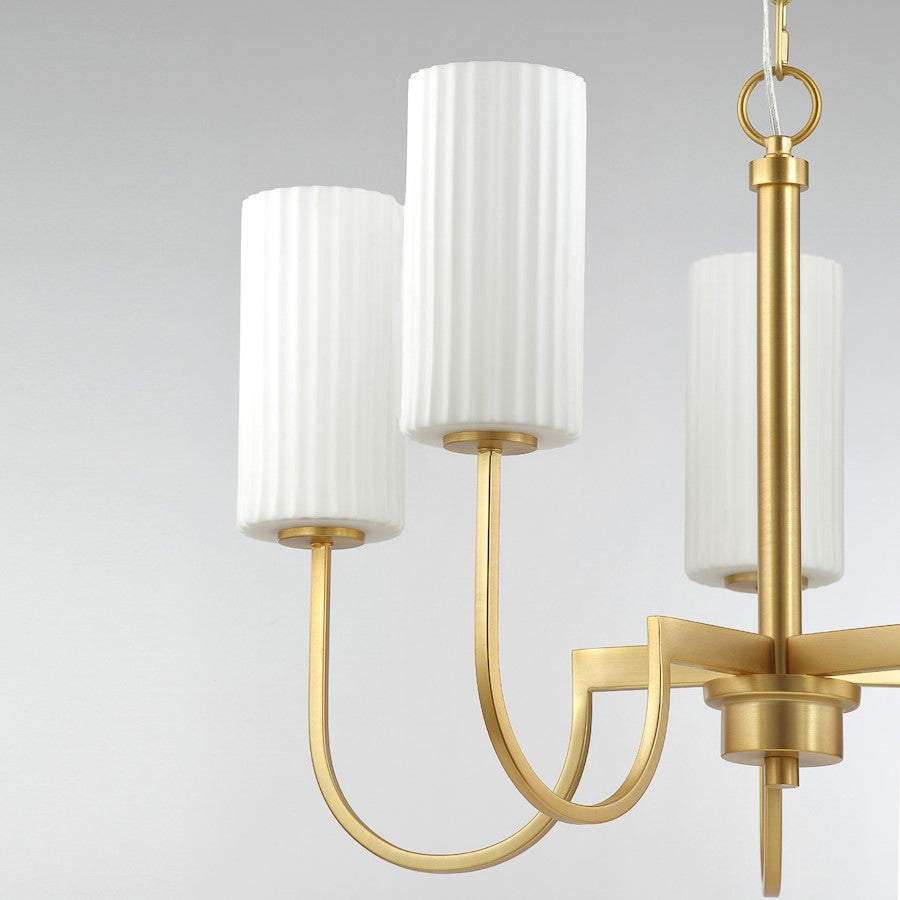 Town & Country Chandelier, Brass