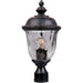 Maxim Lighting Carriage House DC Pole/Post Lantern, Bronze/Water - 3426WGOB