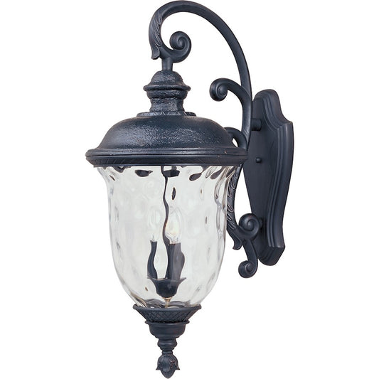 Maxim Carriage House DC 3-Light Outdoor Wall Lantern, Bronze