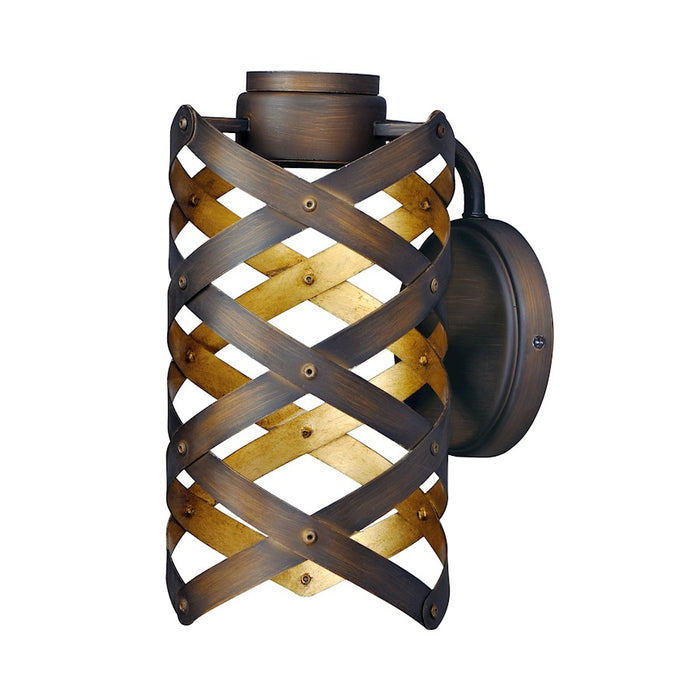 Maxim Weave LED 1 Light Wall Sconce, Bronze Gold