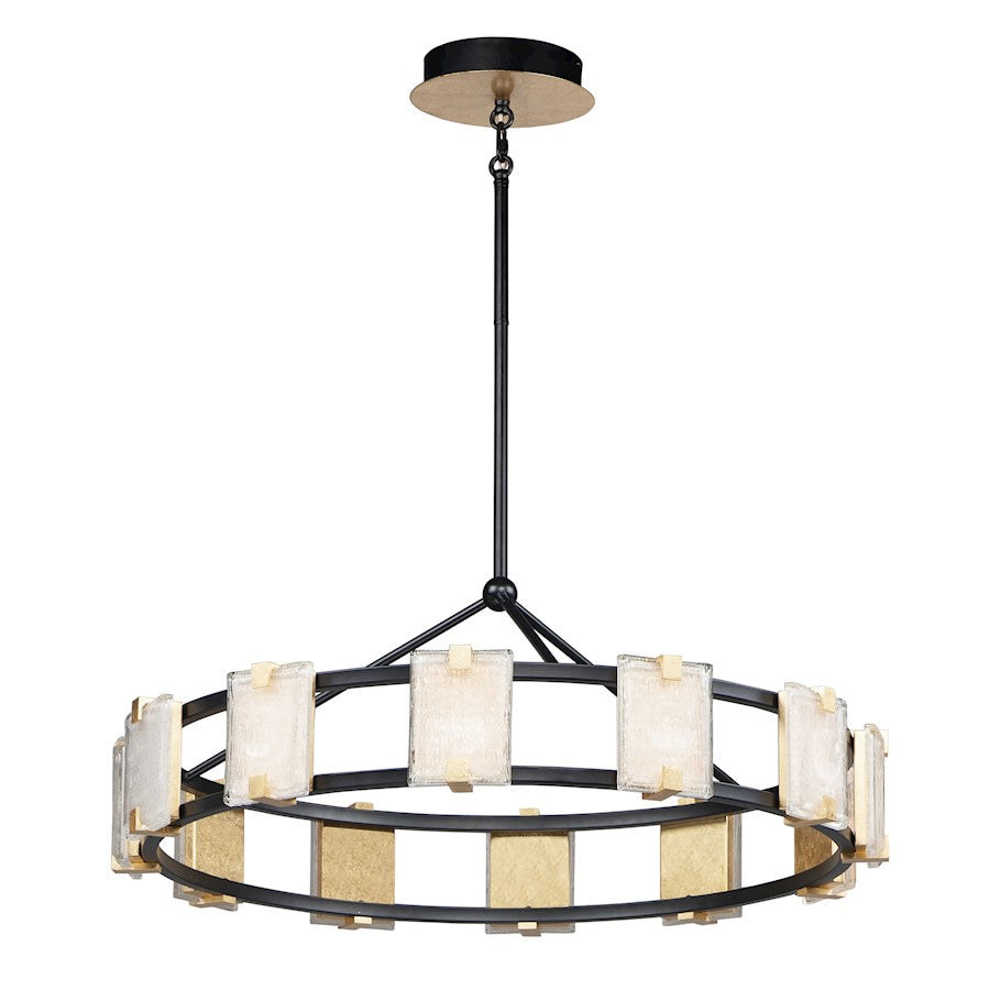 Radiant LED Chandelier, Black