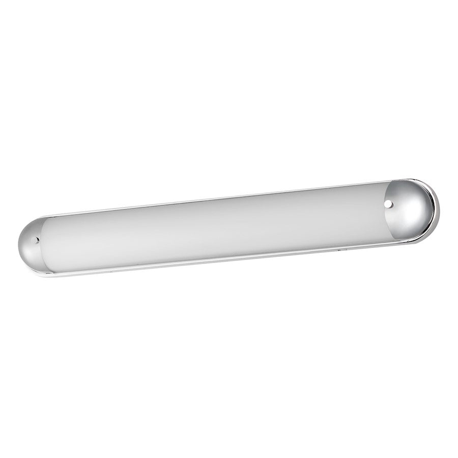 Maxim Lighting Capsule 1Lt 36" LED Wall Sconce, Chrome/White - 39564SWPC