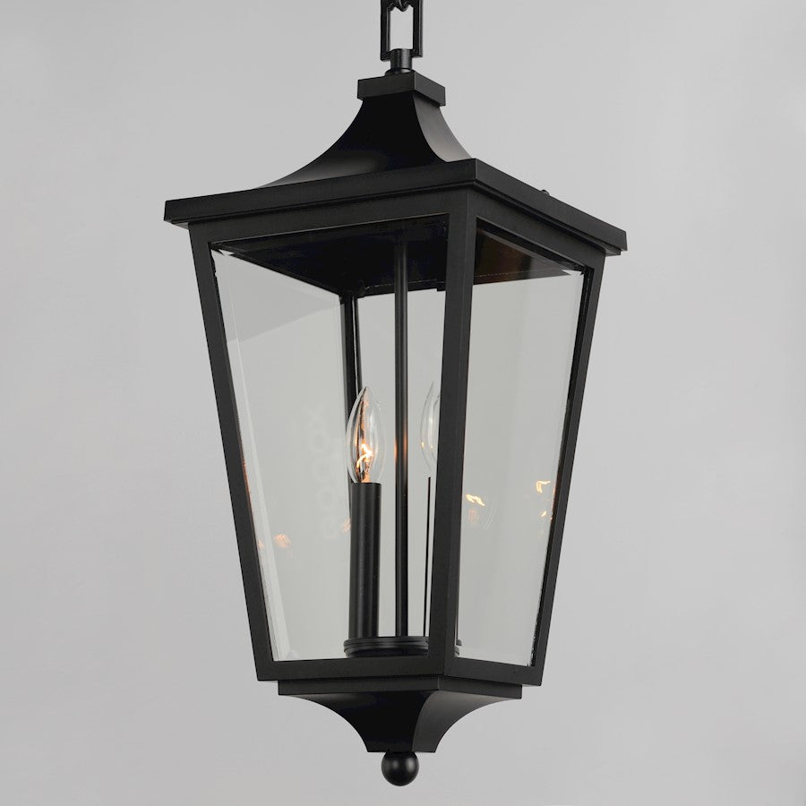 Maxim Lighting Sutton Place Vx 2 Light Outdoor Hanging Lantern, Black