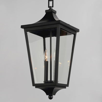 Maxim Lighting Sutton Place Vx 2 Light Outdoor Hanging Lantern, Black