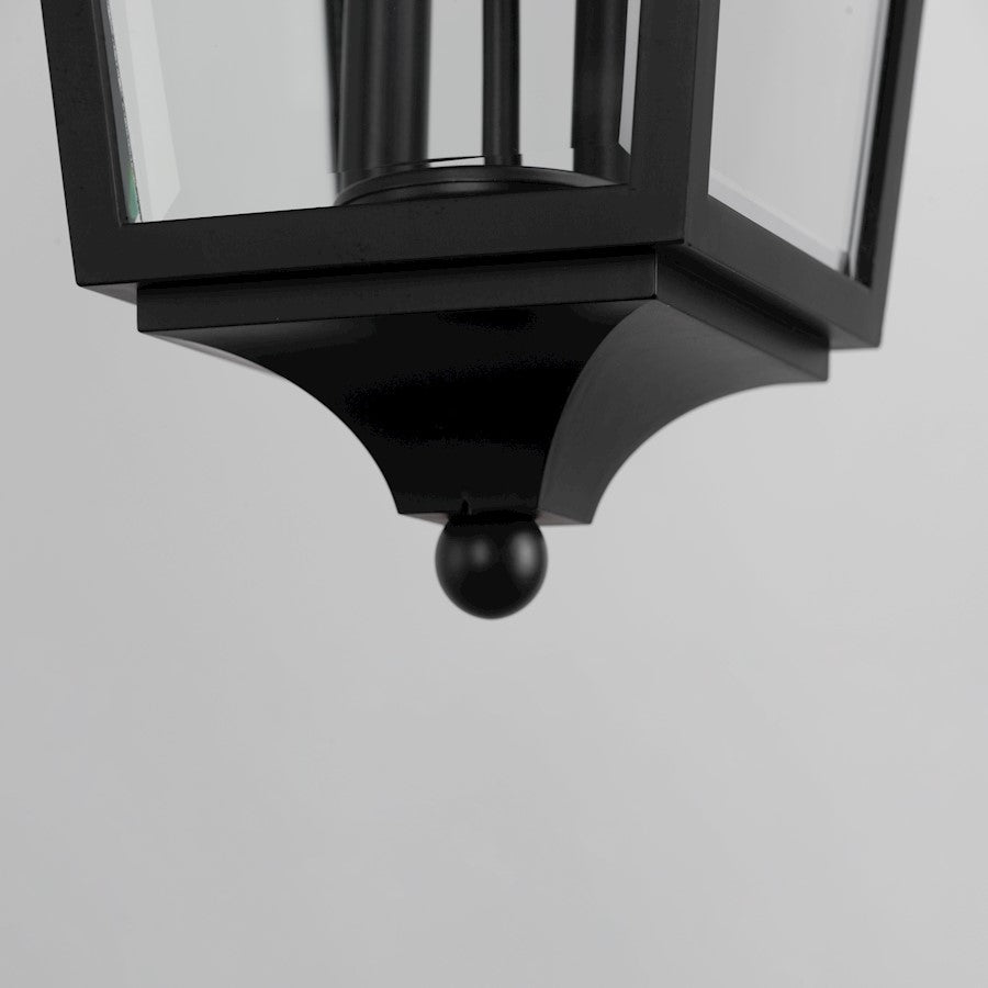 Maxim Lighting Sutton Place Vx 2 Light Outdoor Hanging Lantern, Black