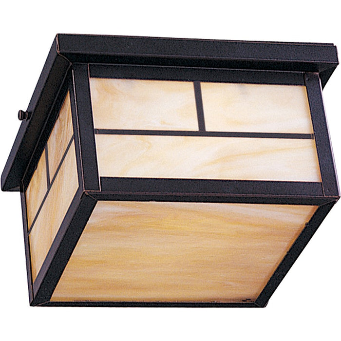 Maxim Coldwater 2-Light Outdoor Ceiling Mount, Burnished