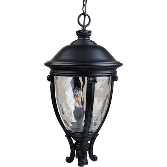 Maxim Camden VX 3-Light Outdoor Hanging Lantern, Black