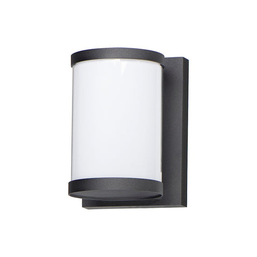 Maxim Lighting Barrel Small LED Outdoor Wall Sconce, Black/White - 52125WTBK