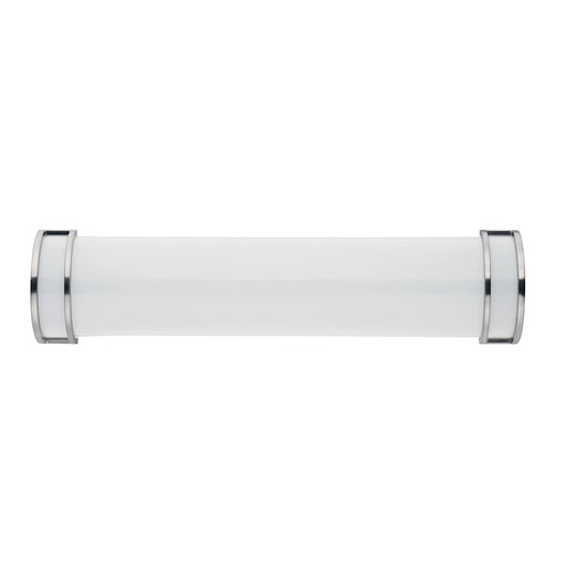 Maxim Lighting Linear LED 1-Light 25" Bath Vanity, Nickel/White - 55534WTSN