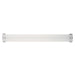 Maxim Lighting Linear LED 1-Light 48" Bath Vanity, Nickel/White - 55536WTSN