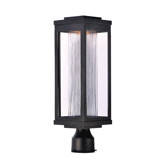 Maxim Lighting 19" Salon LED 1 Light Outdoor Post, Black