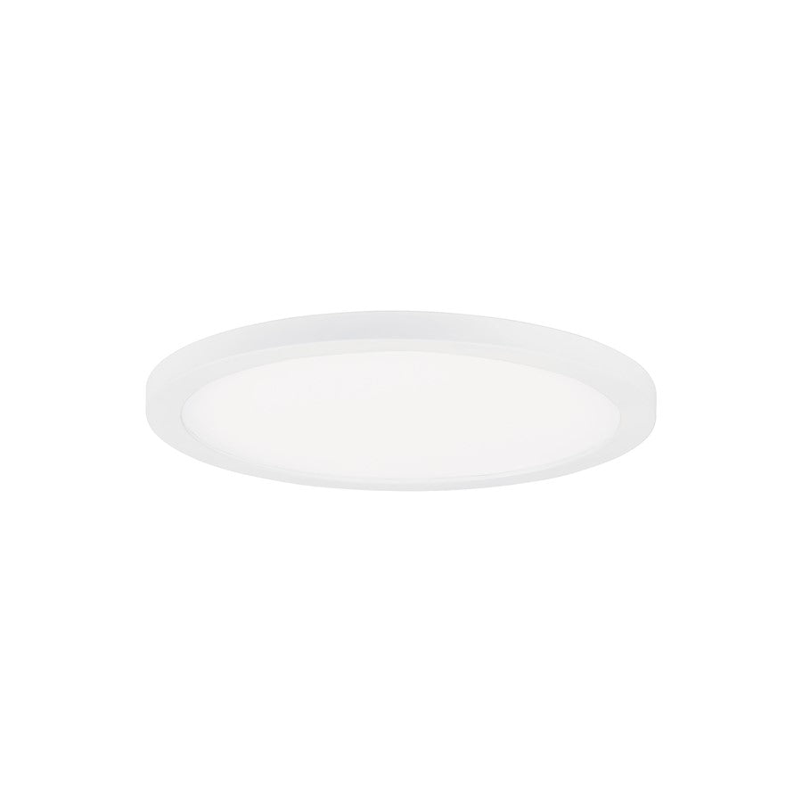 Maxim Lighting Chip 5" 12W round LED 1-Light Flush Mount in White - 57690WTWT