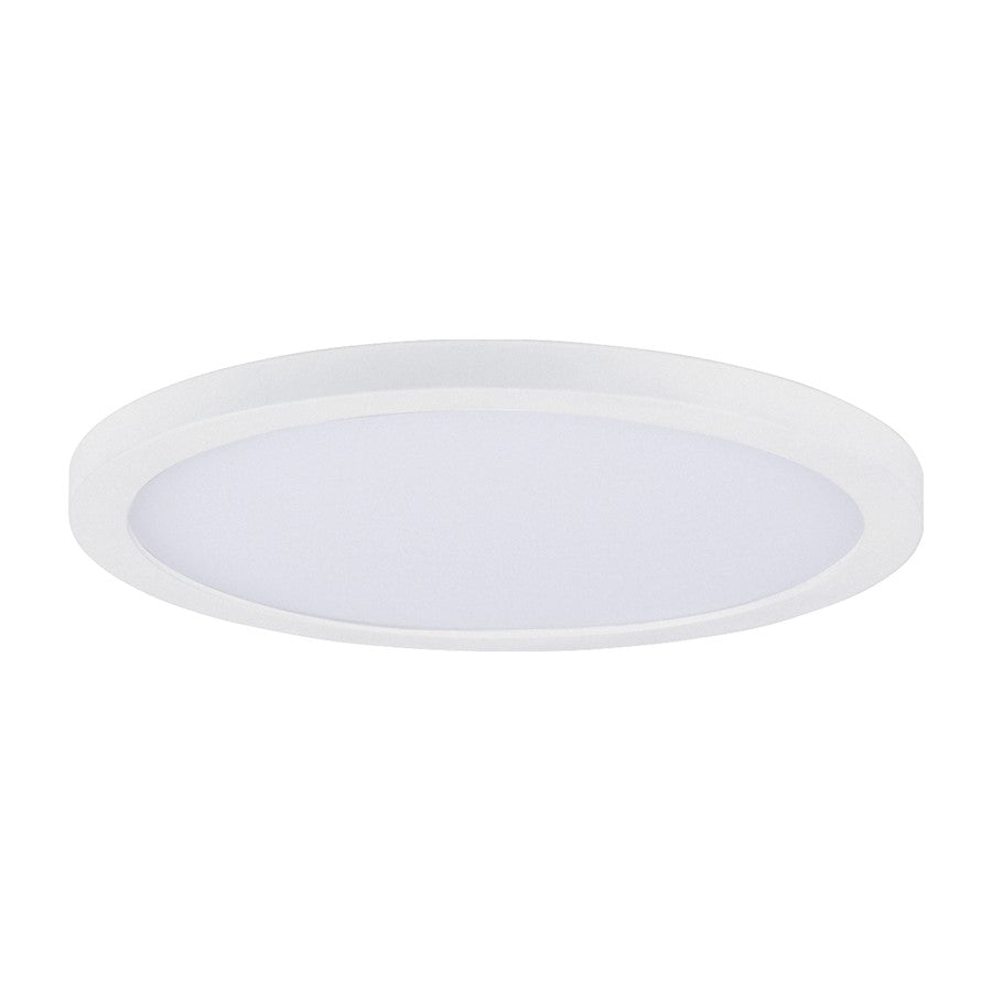 Maxim Lighting Chip 7" 15W round LED 1-Light Flush Mount in White - 57692WTWT