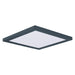 Maxim Lighting Chip 6.5" 15W Square LED Flush Mount, Black/White - 57697WTBK