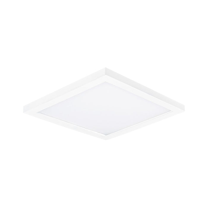 Maxim Lighting Chip 6.5" 15W square LED 1-Light Flush Mount in White - 57697WTWT
