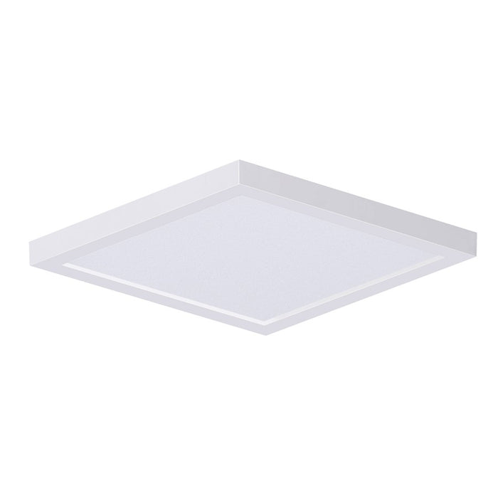 Maxim Lighting Chip 9" 18W Square LED Flush Mount, White/White - 57699WTWT