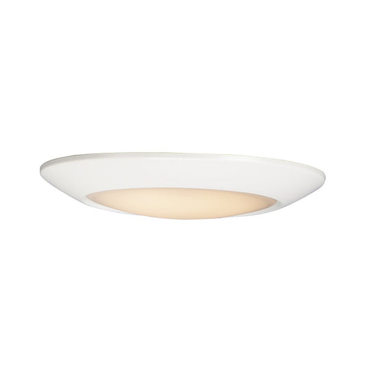 Maxim Lighting Diverse Direct LED 1-Light 9" Flush Mount 2700K in White - 57851WTWT